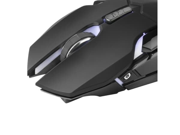 Mars Gaming MMW, Ambidextrous, Optisk, RF Trådlös, 3200 DPI, Svart