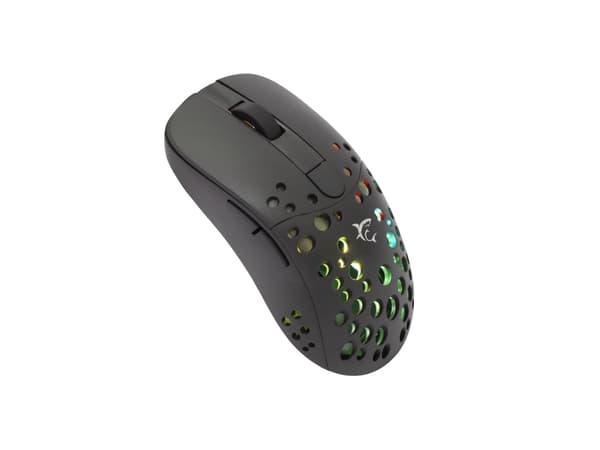 White Shark TRISTAN, Ambidextrous, Optisk, USB Type-A, 12000 DPI, Svart
