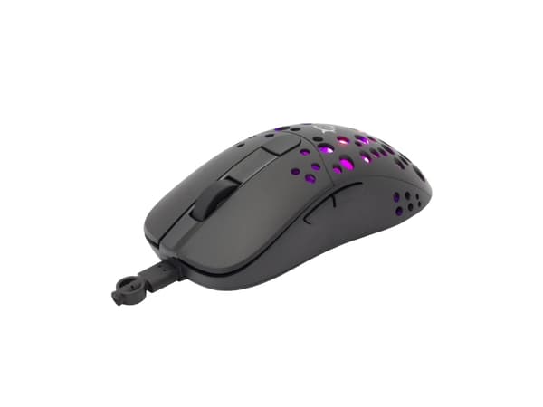 White Shark TRISTAN, Ambidextrous, Optisk, USB Type-A, 12000 DPI, Svart Svart