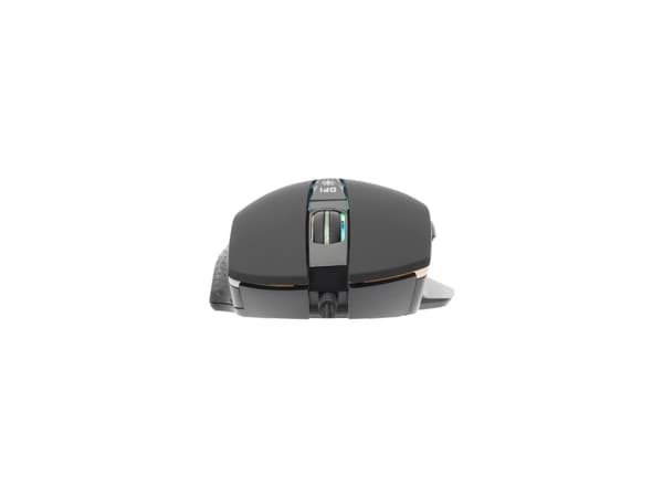 White Shark GARETH Black, Ambidextrous, Optisk, USB Type-A, 6400 DPI, Svart