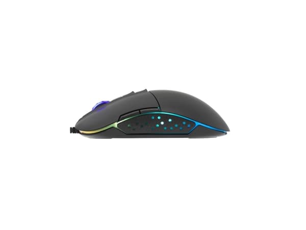 White Shark ARTHUR, Ambidextrous, Optisk, USB Type-A, 10000 DPI, Svart