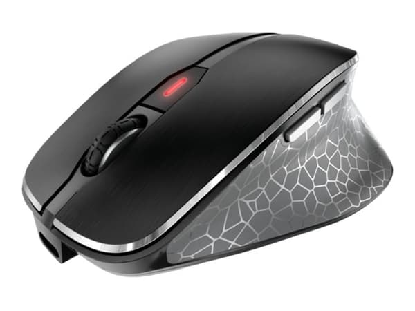 CHERRY MW 8C ERGO - Mus - ergonominen - optinen - 6 knapper - trådløs - 2.4 GHz, Bluetooth 4.0 - trådløs modtager (USB) - lajittelu
