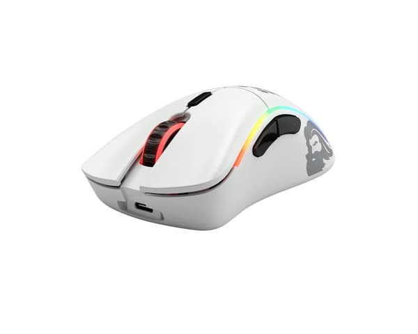 Model D- Wireless Gaming Mus - Hvid