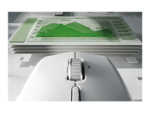 Razer Pro Click Mini, Molempikätinen, Optinen, RF Wireless + Bluetooth, 12000 DPI, Valkoinen