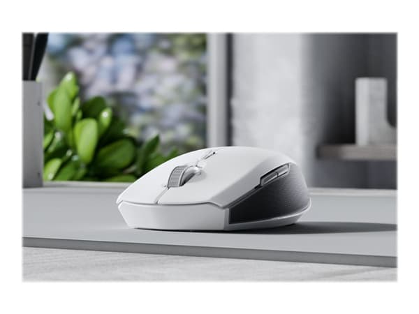Razer Pro Click Mini, Molempikätinen, Optinen, RF Wireless + Bluetooth, 12000 DPI, Valkoinen Valkoinen