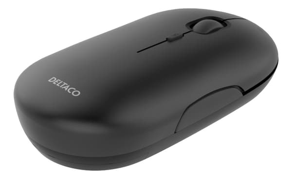 Wireless flat silent mouse 1600DPI USB receiver 4button