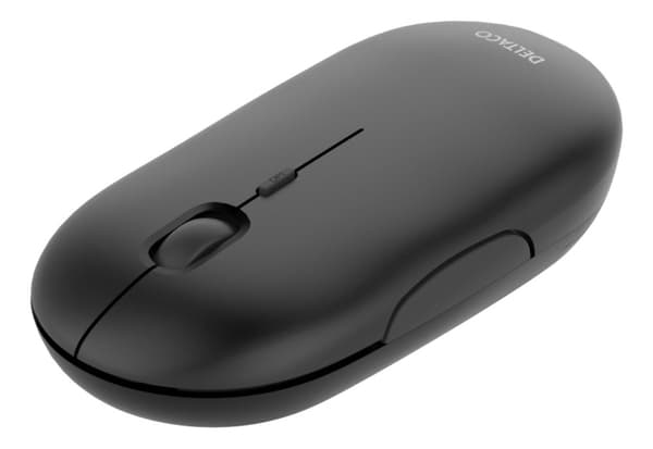 Wireless flat silent mouse 1600DPI USB receiver 4button
