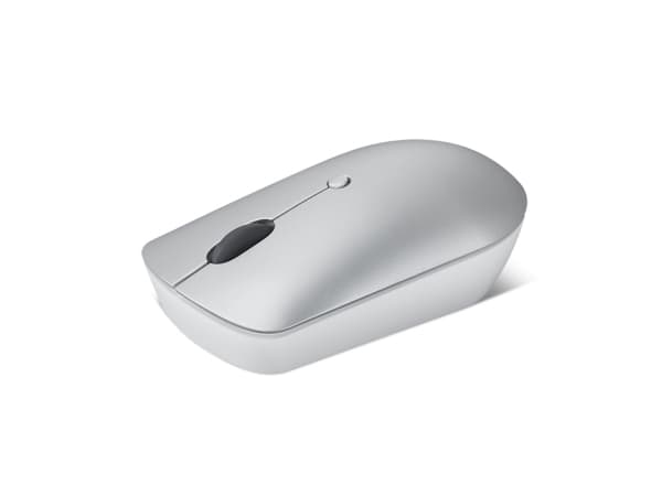 Lenovo - Hiiri - kompakti - oikea- ja vasenkätinen - optinen - 4 painiketta - langaton - 2,4 GHz - langaton USB-C-vastaanotin - pilvenharmaa - ruskea
