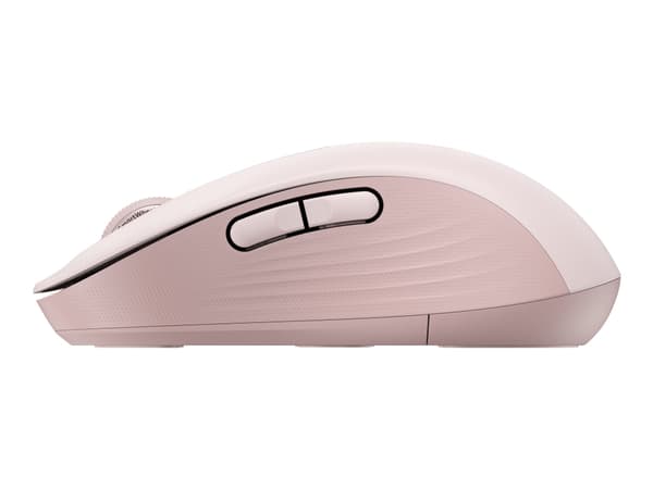 Logitech Signature M650 L - Mus - stor størrelse - optisk - 5 knapper - trådløs - 2.4 GHz, Bluetooth - Logitech Logi Bolt USB-mottaker - rosa
