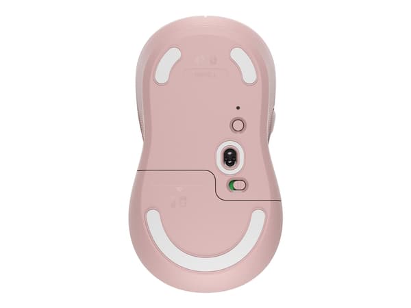 Logitech Signature M650 L - Mus - stor størrelse - optisk - 5 knapper - trådløs - 2.4 GHz, Bluetooth - Logitech Logi Bolt USB-mottaker - rosa