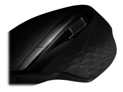 Rapoo MT750S - Mus - högerhänt - optisk - trådlös - 2.4 GHz, Bluetooth 4.0, Bluetooth 3.0