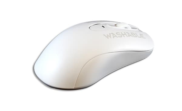 Man & Machine CM/WI/W5, Ambidekstriøs, Optisk, RF kabel-fri, 1000 DPI, Hvit