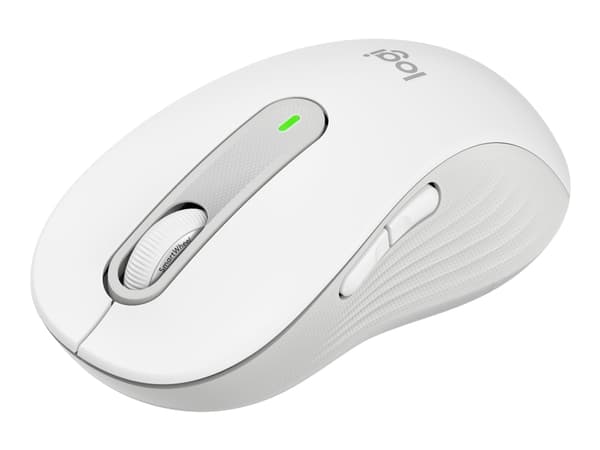 Logitech Signature M650 L - Mus - stor størrelse - optisk - 5 knapper - trådløs - 2.4 GHz, Bluetooth - Logitech Logi Bolt USB-mottaker - elfenbenshvi