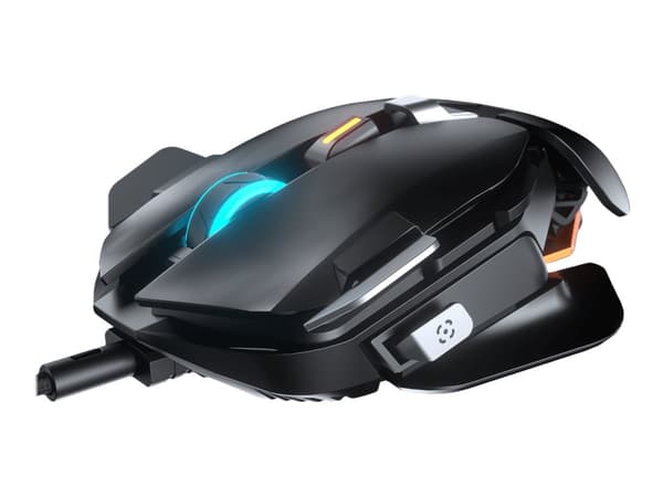 Cougar DualBlader - Mus - ergonomisk - optisk - 12 knappar - kabelansluten - USB