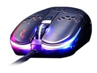 Xtrfy MZ1 - Zy's Rail - Mus - ergonomisk - optisk - kablet - USB - svart