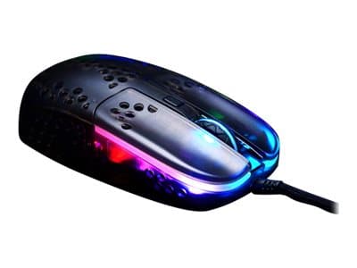 Xtrfy MZ1 - Zy's Rail - Mus - ergonomisk - optisk - kablet - USB - svart