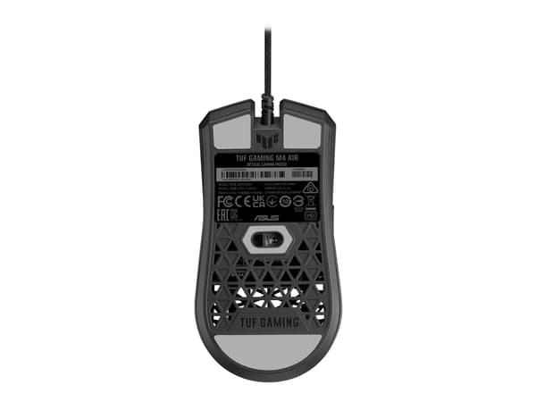 ASUS TUF Gaming M4 Air - Mus - optisk - 6 knappar - kabelansluten - USB - svart