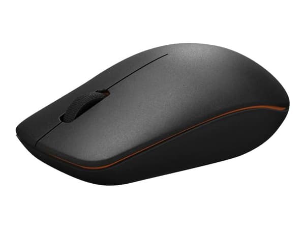 Lenovo 400 - Mus - høyre- og venstrehåndet - optisk - 3 knapper - trådløs - 2.4 GHz - USB-C trådløs mottaker - svart Sort