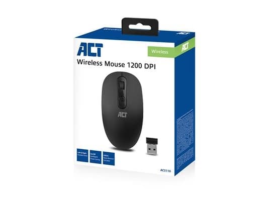 ACT AC5110 hiiri Kaksinpuolinen RF langaton 1200 DPI