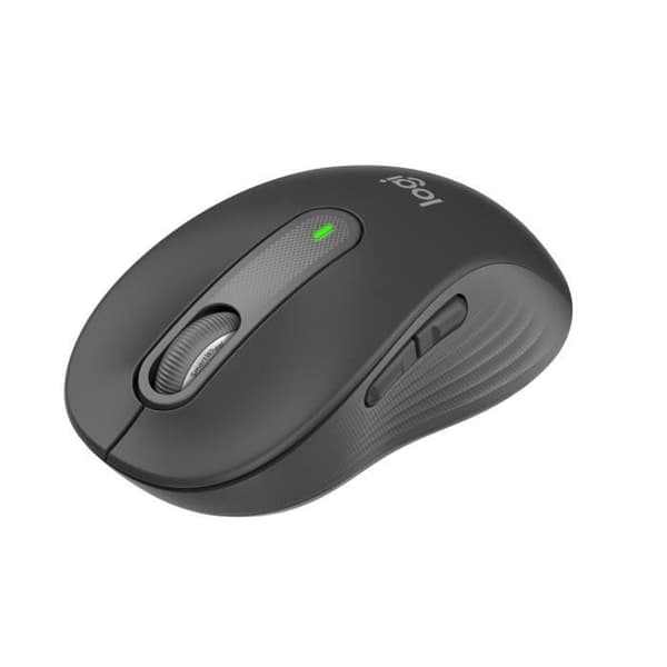 Logitech Signature M650 trådlös mus - Tyst, Bluetooth, programmerbara knappar - Grafit