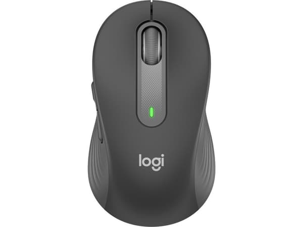 Logitech Signature M650 for Business - Mus - optisk - 5 knapper - trådløs - 2.4 GHz, Bluetooth - Logitech Logi Bolt USB-mottaker - grafitt