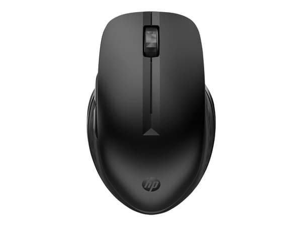 HP 435 - Mus - ergonomisk - 5 knappar - trådlös - 2.4 GHz, Bluetooth - Bluetooth USB-adapter - jacksvart - för Fortis 11 G9; Pro Mobile Thin Client m