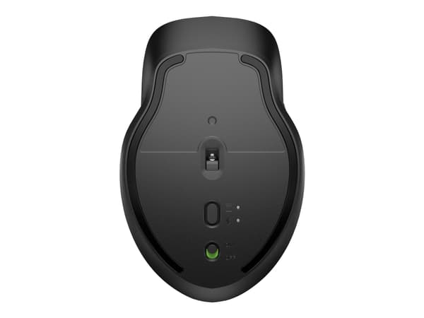 HP 435 - Mus - ergonomisk - 5 knappar - trådlös - 2.4 GHz, Bluetooth - Bluetooth USB-adapter - jacksvart - för Fortis 11 G9; Pro Mobile Thin Client m