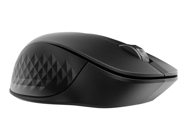 HP 435 - Mus - ergonomisk - 5 knappar - trådlös - 2.4 GHz, Bluetooth - Bluetooth USB-adapter - jacksvart - för Fortis 11 G9; Pro Mobile Thin Client m