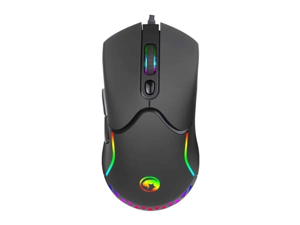 Marvo M359, Ambidextrous, Optisk, USB Type-A, 3200 DPI, Svart Svart