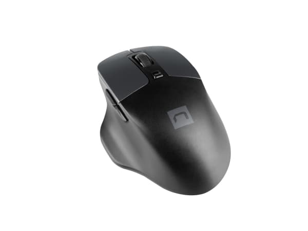 NATEC BlackBird 2, Ambidextrous, IR LED, RF Trådlös, 1600 DPI, Svart
