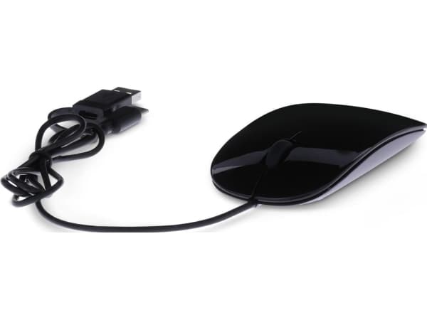 LMP Easy Mouse, Ambidekstriøs, Optisk, USB Type-A, 1600 DPI, Grå