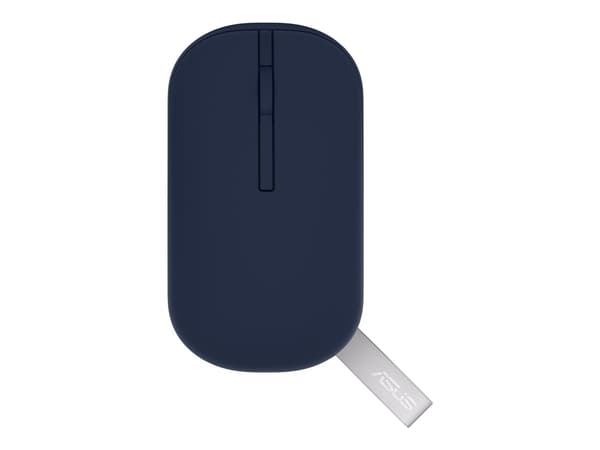 ASUS MD100, Molempikätinen, Optinen, RF Wireless + Bluetooth, 1600 DPI, Sininen