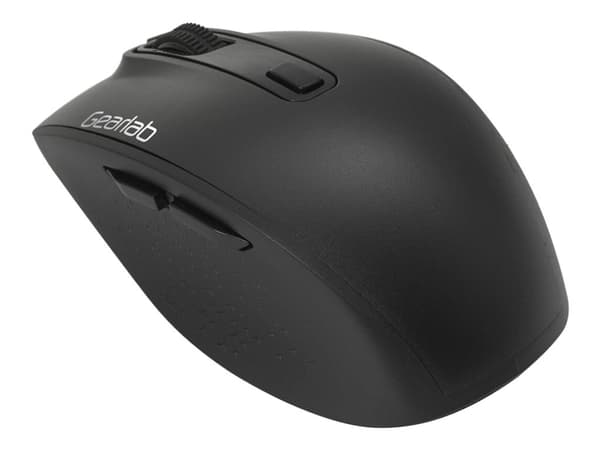 eSTUFF G305 - Mus - högerhänt - optisk - 6 knappar - trådlös - 2.4 GHz, Bluetooth 5.0 - trådlös USB-mottagare - svart