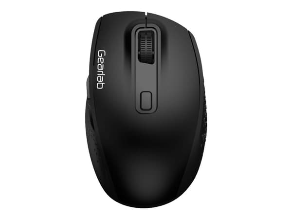 eSTUFF G305 - Mus - högerhänt - optisk - 6 knappar - trådlös - 2.4 GHz, Bluetooth 5.0 - trådlös USB-mottagare - svart
