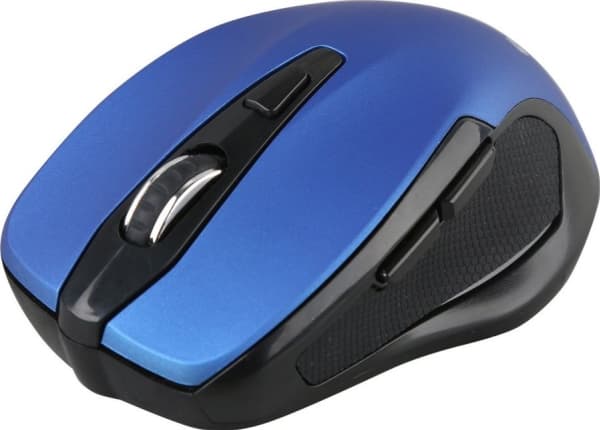 Techly IM 102-WBL, Oikeakätinen, Optinen, Langaton RF, 1600 DPI, Sininen
