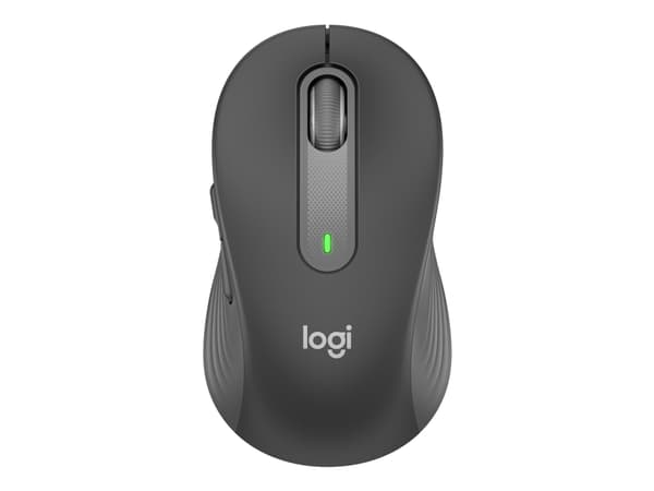 Logitech Signature M650 L for Business - Mus - høyrehendt - 5 knapper - trådløs - 2.4 GHz, Bluetooth - Logitech Logi Bolt USB-mottaker - grafitt