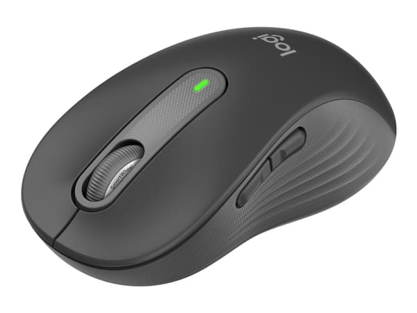 Logitech Signature M650 L for Business - Mus - høyrehendt - 5 knapper - trådløs - 2.4 GHz, Bluetooth - Logitech Logi Bolt USB-mottaker - grafitt Grafitt