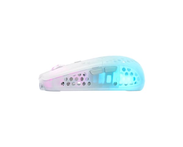 MZ1 Trådløs RGB Rail Gaming Mus - Hvid