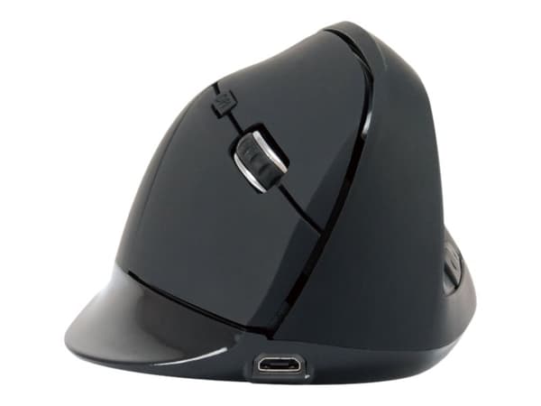 Conceptronic LORCAN03B, Oikeakätinen, Vaakasuuntainen muotoilu, Optinen, Bluetooth, 1600 DPI, Musta