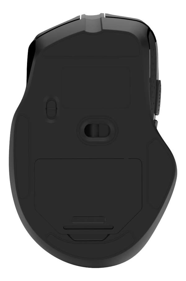Wireless silent office mouse USB receiv 2400DPI 6button blck