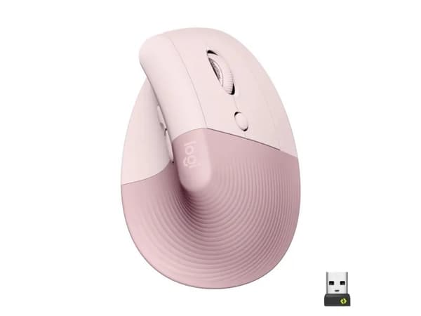 Logitech Lift datamus Høyre hendt RF trådløs + Bluetooth Optisk 4000 DPI