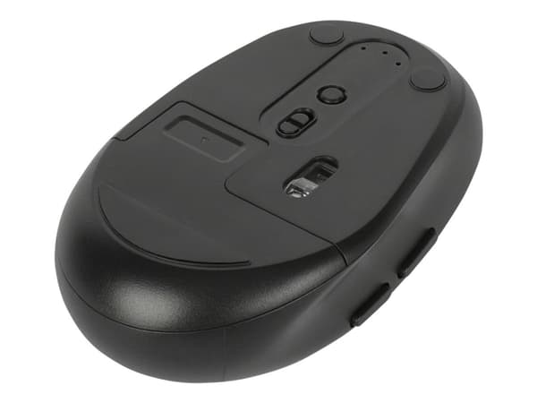 Targus Multi Device Midsize Comfort - Mus - antimikrobiell - trådlös - 2.4 GHz, Bluetooth