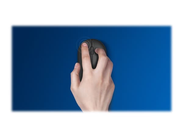 Philips SPK7407B - 4000 Series - mus - ergonomisk - høyre- og venstrehåndet - optisk - 4 knapper - trådløs - 2.4 GHz, Bluetooth 3.0, Bluetooth 5.0 - Sort
