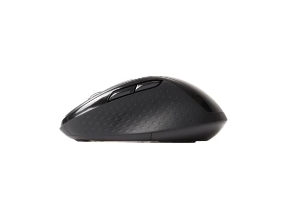 Rapoo M500 - Mus - optisk - 7 knappar - trådlös - 2.4 GHz, Bluetooth 4.0, Bluetooth 3.0 - trådlös USB-mottagare - svart