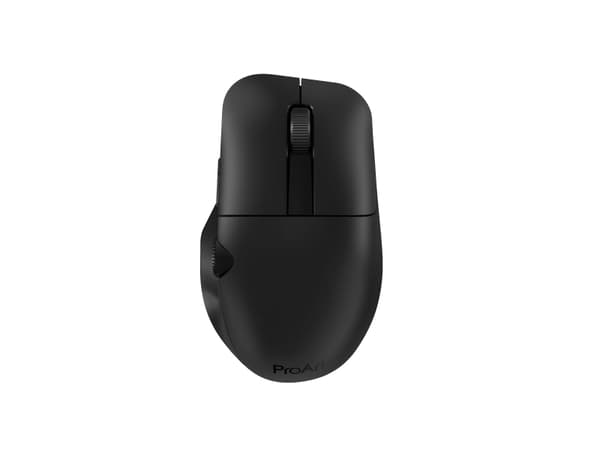 ASUS ProArt MD300 - Mus - optisk - 6 knapper - trådløs - 2.4 GHz, Bluetooth 5.0 - USB trådløs mottaker - stjernesvart