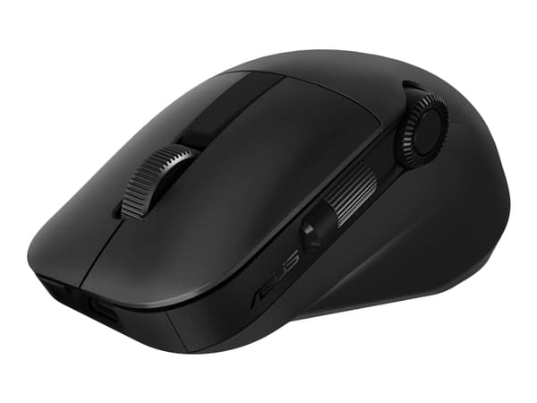 ASUS ProArt MD300 - Mus - optisk - 6 knapper - trådløs - 2.4 GHz, Bluetooth 5.0 - USB trådløs mottaker - stjernesvart Sort