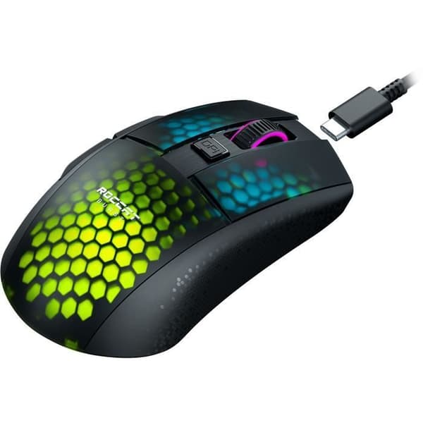 Spelmus - Kabelansluten - ROCCAT - Burst Pro Air - Svart