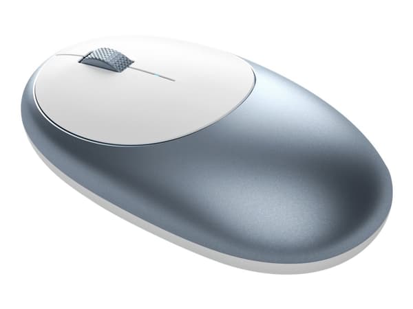 Satechi M1, Molempikätinen, Optinen, Bluetooth, Sininen, Valkoinen