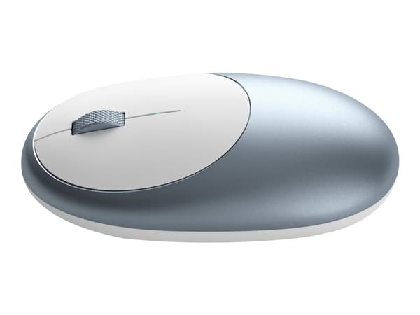 Satechi M1, Molempikätinen, Optinen, Bluetooth, Sininen, Valkoinen