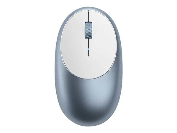 Satechi M1, Molempikätinen, Optinen, Bluetooth, Sininen, Valkoinen